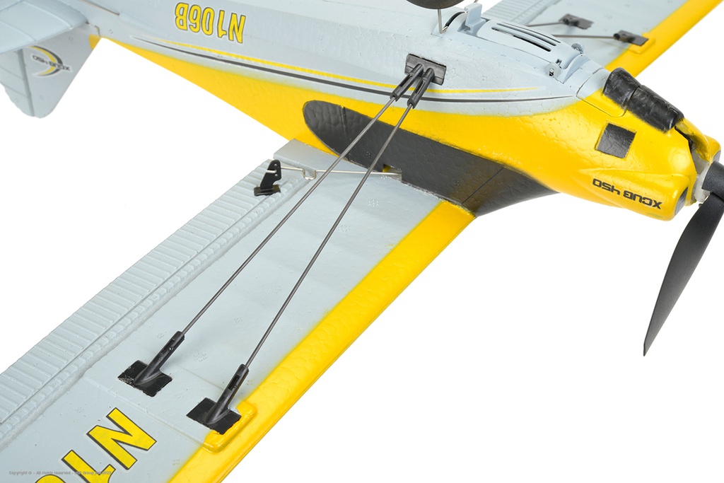 [ EZ-021 ] EZ-Wings - Mini Cub - RTF - Yellow - 450mm - 1+1 Li-Po Battery - USB Charger