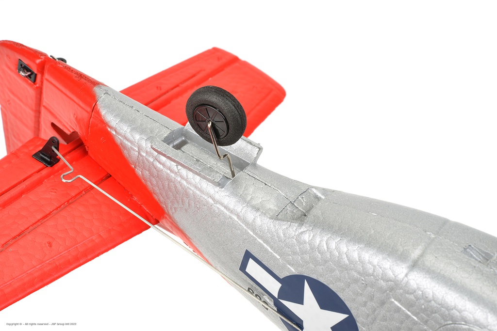 [ EZ-028 ] EZ-Wings - Mini P-51 Mustang - RTF - 450mm - 1+1 Li-Po Battery - USB Charger