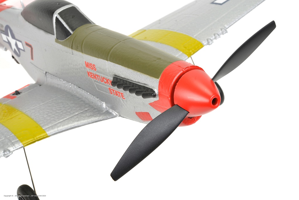 [ EZ-028 ] EZ-Wings - Mini P-51 Mustang - RTF - 450mm - 1+1 Li-Po Battery - USB Charger