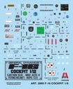 [ ITA-2990S ] Italeri F-16 Cockpit 1/12