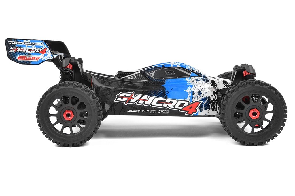 [ PROC-00287-B ] Team Corally - SYNCRO-4 - RTR - Blue - Brushless Power 3-4S - No Battery - No Charger