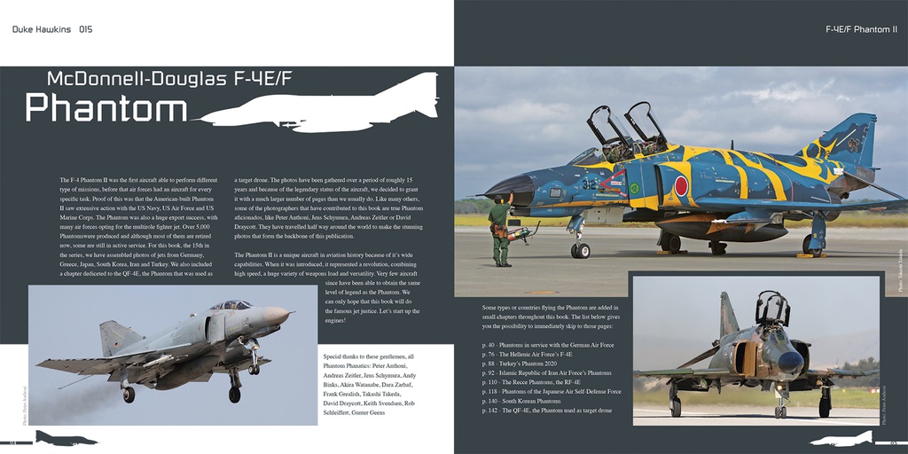 [ HMH015 ] Phantom II F-4 E/F/EJ & FR-4 (196p.)