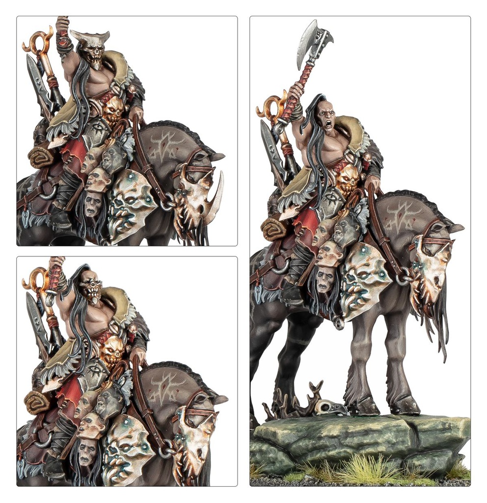 [ GW83-53 ] SLAVES TO DARKNESS: DARKOATH CHIEFTAIN ON WARSTEED (Leverbaar vanaf 8 juni)