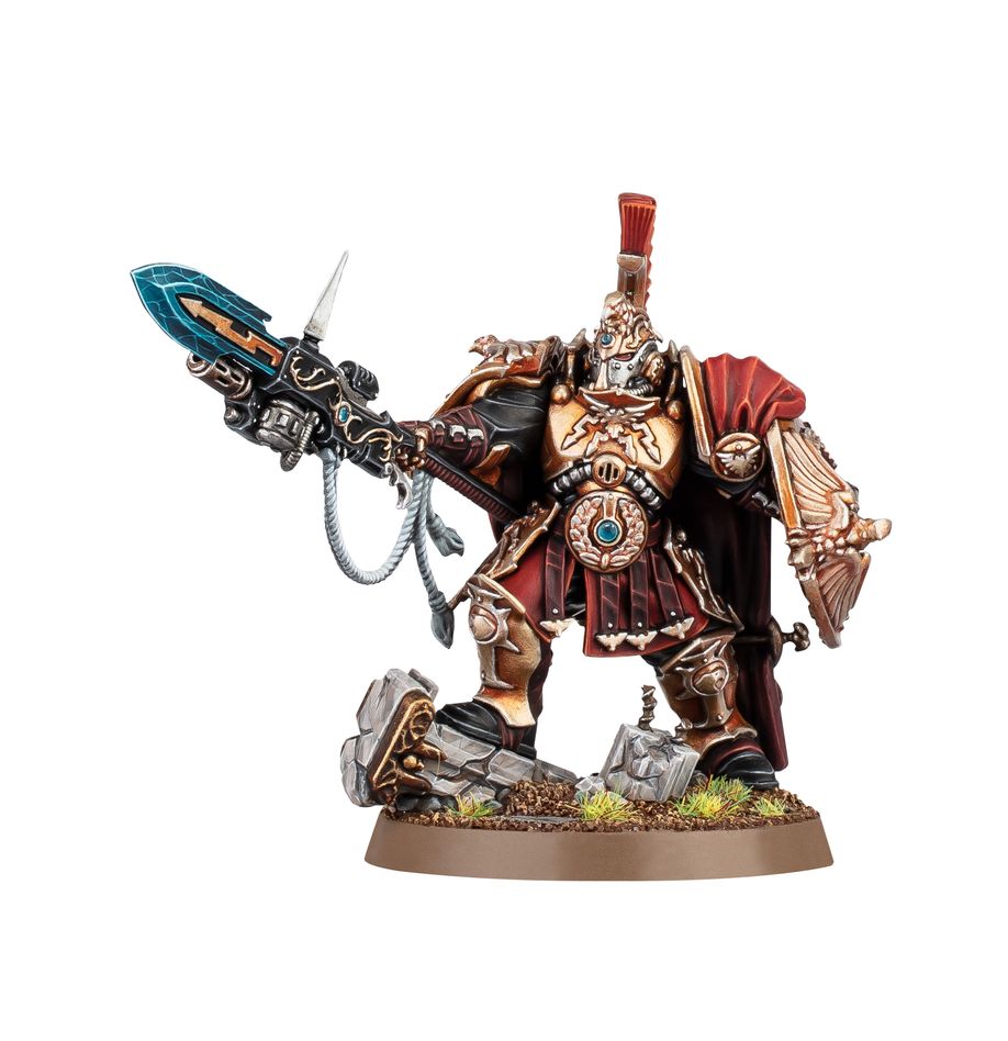 [ GW01-21 ] ADEPTUS CUSTODES: SHIELD CAPTAIN (Leverbaar vanaf 22 juni)