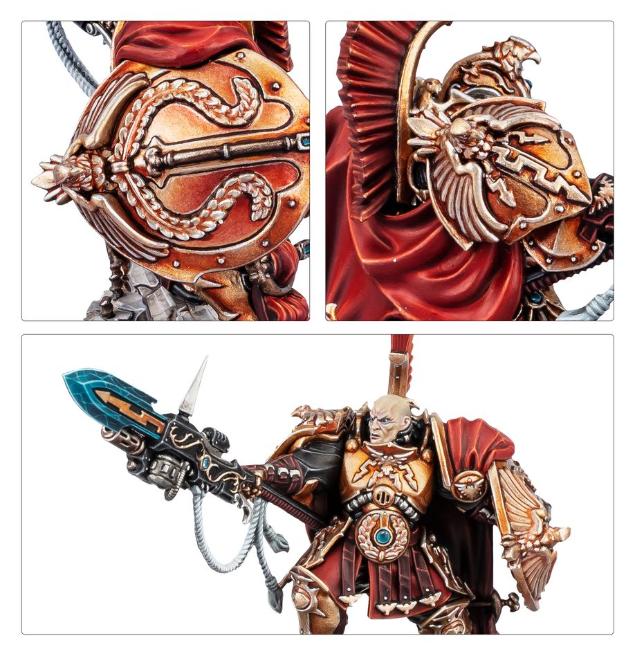 [ GW01-21 ] ADEPTUS CUSTODES: SHIELD CAPTAIN (Leverbaar vanaf 22 juni)