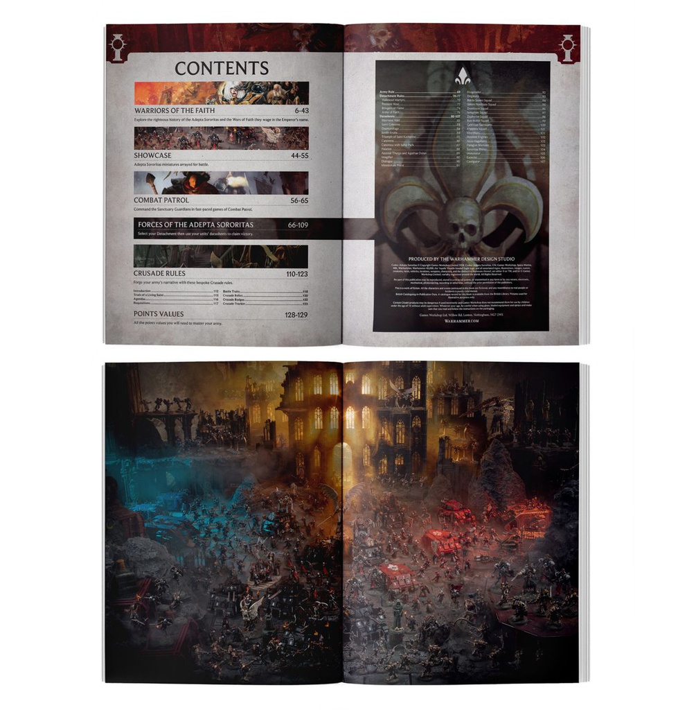 [ GW52-01 ] CODEX: ADEPTA SORORITAS (Leverbaar vanaf 22 juni)