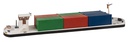 [ FAL131013 ] Faller Riviervrachtschip met containers 1/87