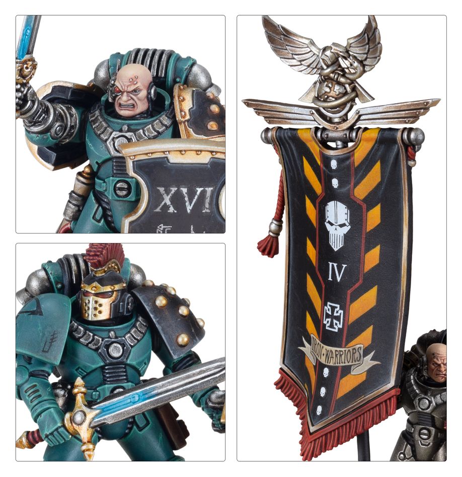 [ GW31-85 ] LEGIONES ASTARTES: MKVI COMMAND SQUAD (Leverbaar vanaf 29 juni)