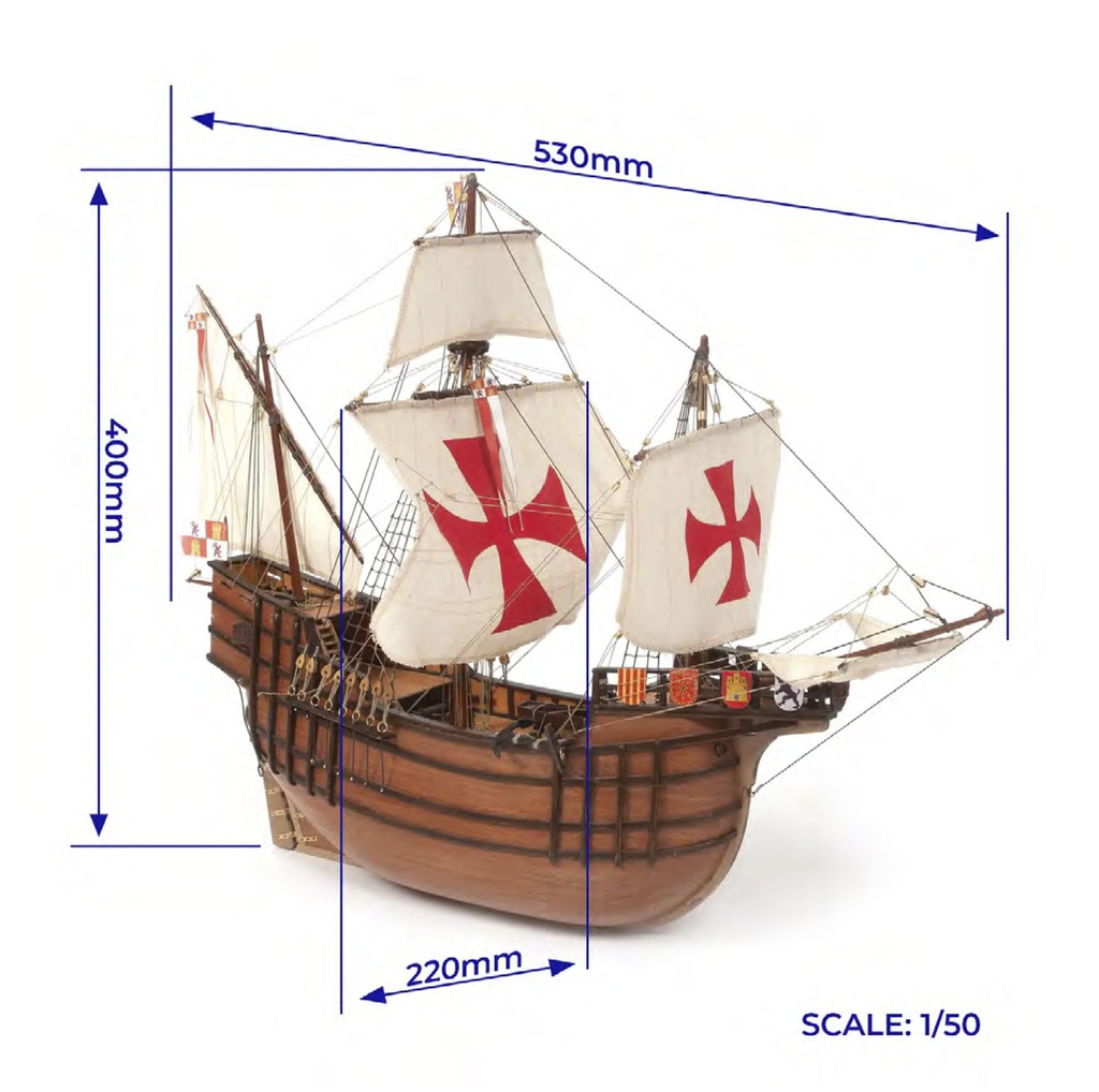 [ OCCRE12010 ] OCCRE Santa Maria 1/50 starter pack