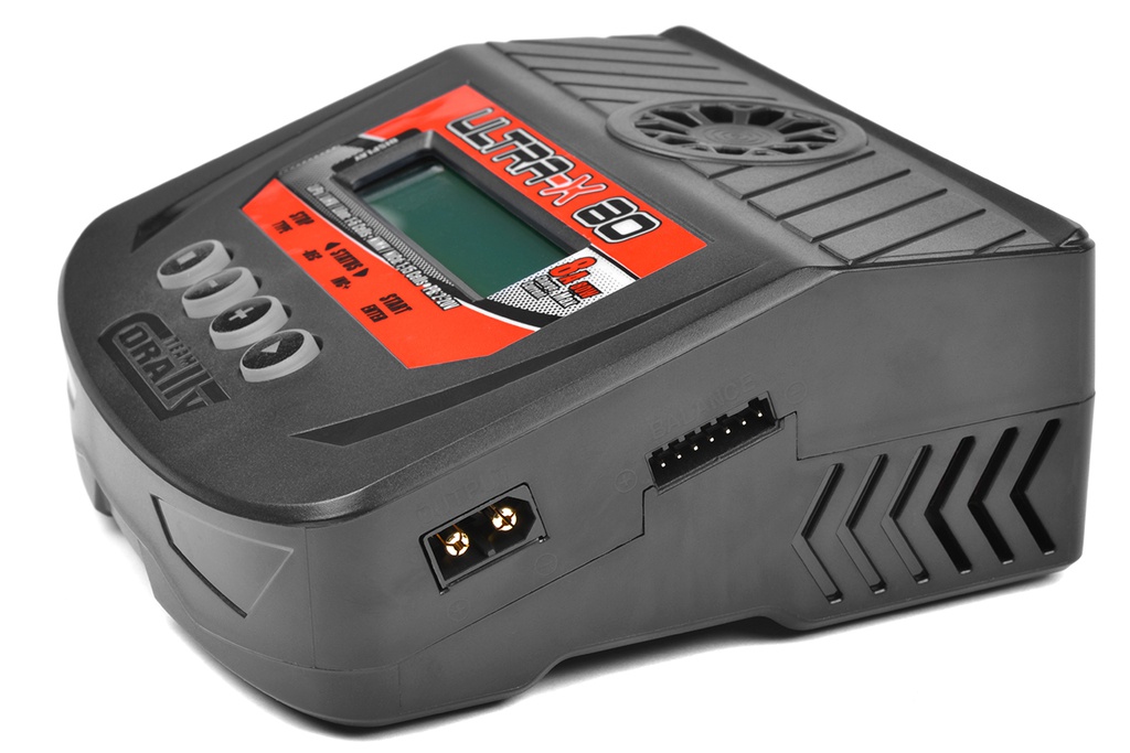 [ PROC-51025EU ] Team Corally - Ultra-X 80 - AC/DC Balance Charger - 80W - 1-6S Lixx - 1-15 Nixx - 2-20V PB - EURO Version