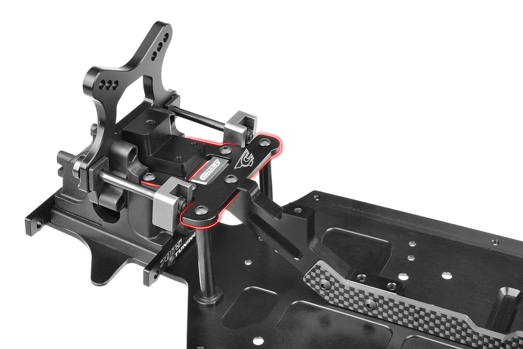 [ PROC-00180-673 ] Team Corally - Steering Deck - XTR - Aluminium - Black - 1st