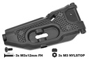 [ PROC-00180-838 ] Team Corally - Suspension Arm Stiffener - Lower Front - Right - Graphite 3mm - 1st