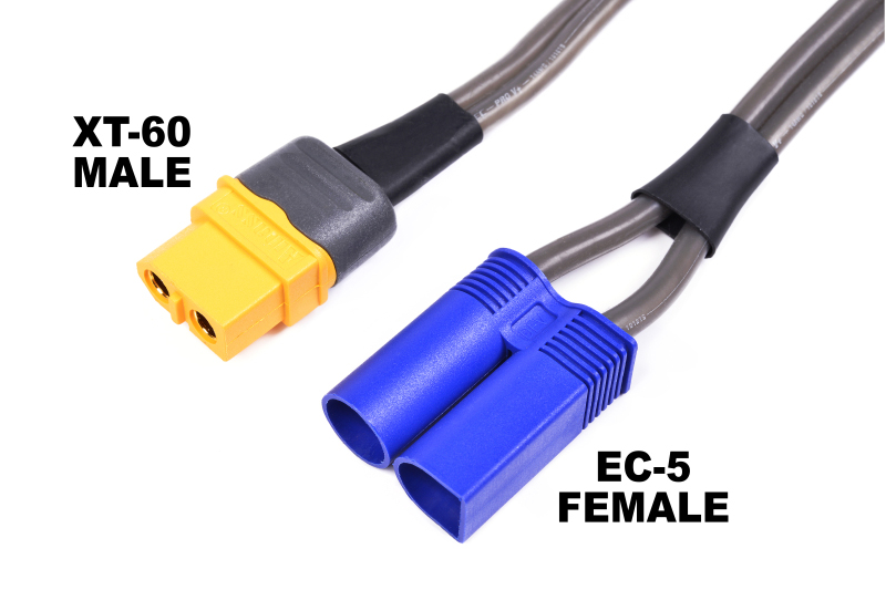 [ GF-1205-016 ] Charge Lead Pro "XT60" - "EC5" - 40cm