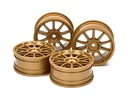 [ T51022 ] Tamiya M-Narrow 10-Spoke Wheels offset 0   (4pcs)