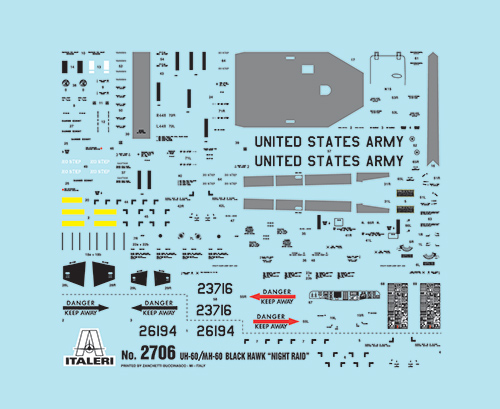 [ ITA-2706S ] Italeri UH-60/MH-60 Black Hawk "Night Raid" 1/48