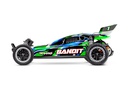 [ TRX-24254-8GRN ] Traxxas Bandit 1/10 2WD brushed HD with battery & USB-C charger - green - TRX24254-8GRN