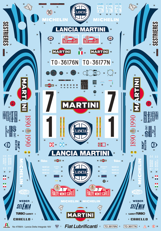 [ ITA-4709S ] Italeri Lancia Delta HF Integrale 16V 1/12