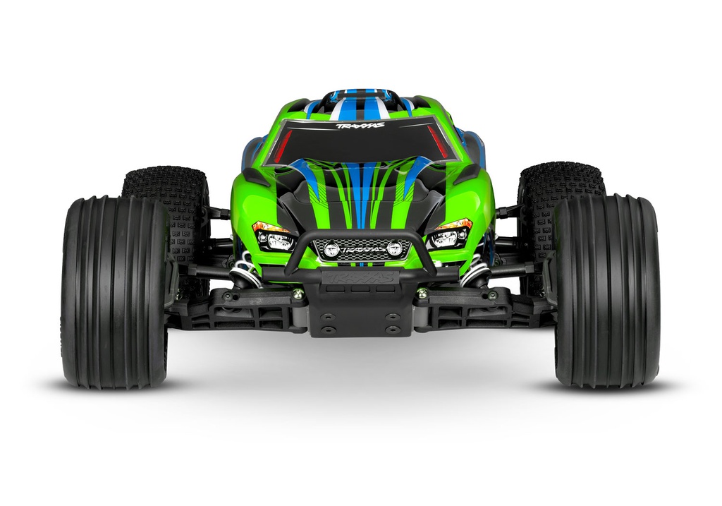 [ TRX-37254-8GRN ] Traxxas Rustler 2wd Brushed HD incl battery & USB-C charger - Green- TRX37254-8GRN
