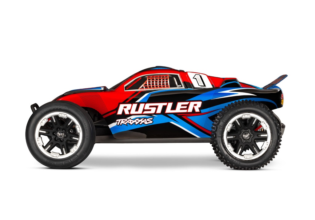 [ TRX-37254-8GRN ] Traxxas Rustler 2wd Brushed HD incl battery & USB-C charger - Green- TRX37254-8GRN