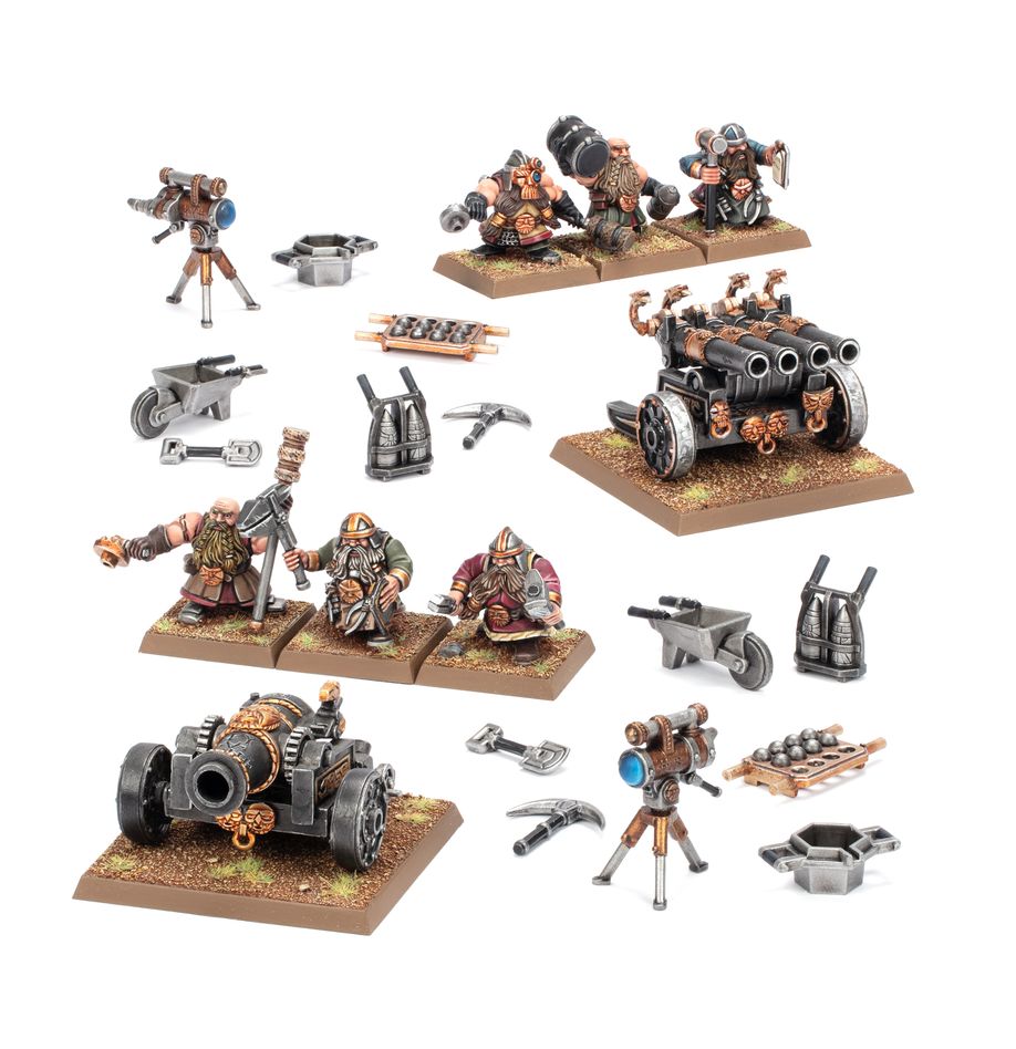 [ GW10-14 ] DWARFEN MOUNTAIN HOLDS: DWARF CANNON & ORGAN GUN