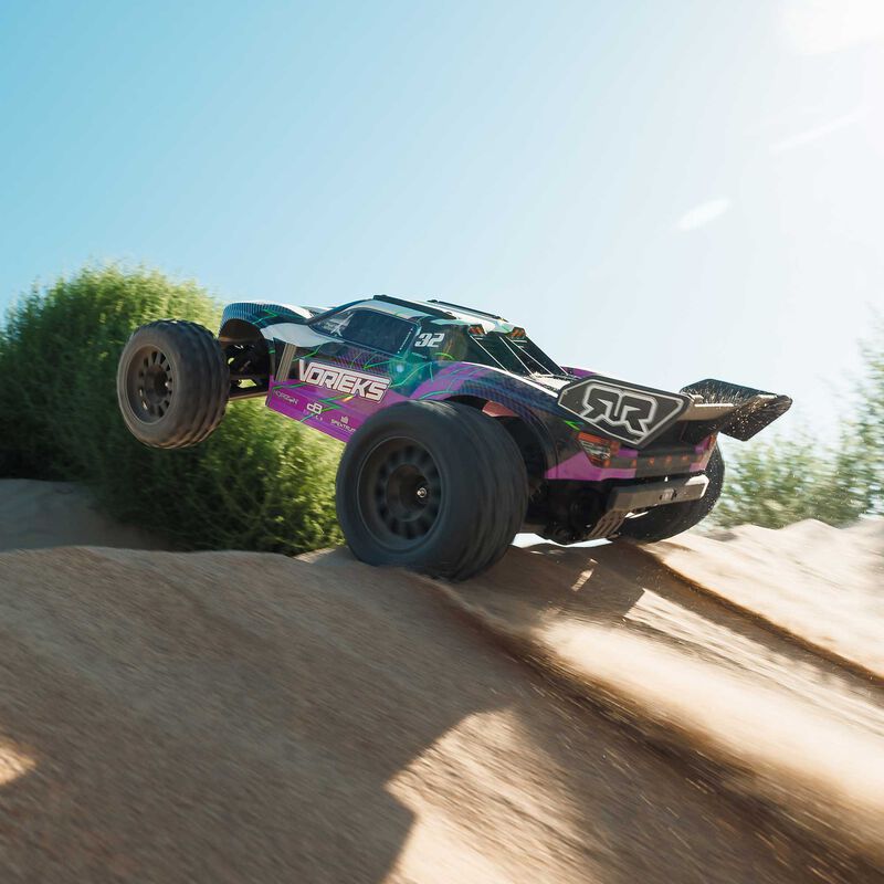 [ ARA3205ST2 ] 1/10 VORTEKS 2WD STADIUM TRUCK RTR with Battery & Charger - Purple