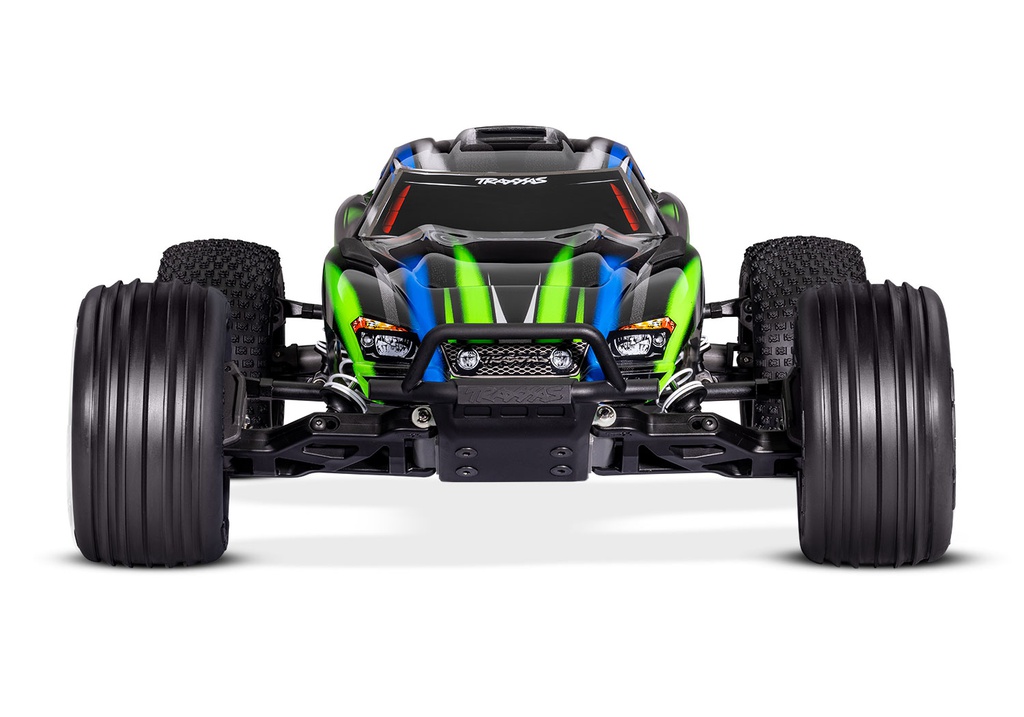 [ TRX-37354-4BLUE ] Traxxas Rustler 2wd BL-2S HD blue - TRX37354-4BLUE