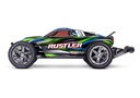 [ TRX-37354-4BLUE ] Traxxas Rustler 2wd BL-2S HD blue - TRX37354-4BLUE
