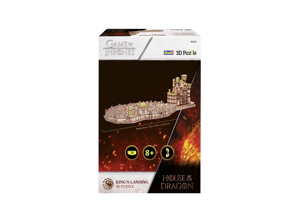 [ RE00225 ] Revell House of the Dragon "King's Landing" 3D Puzzle