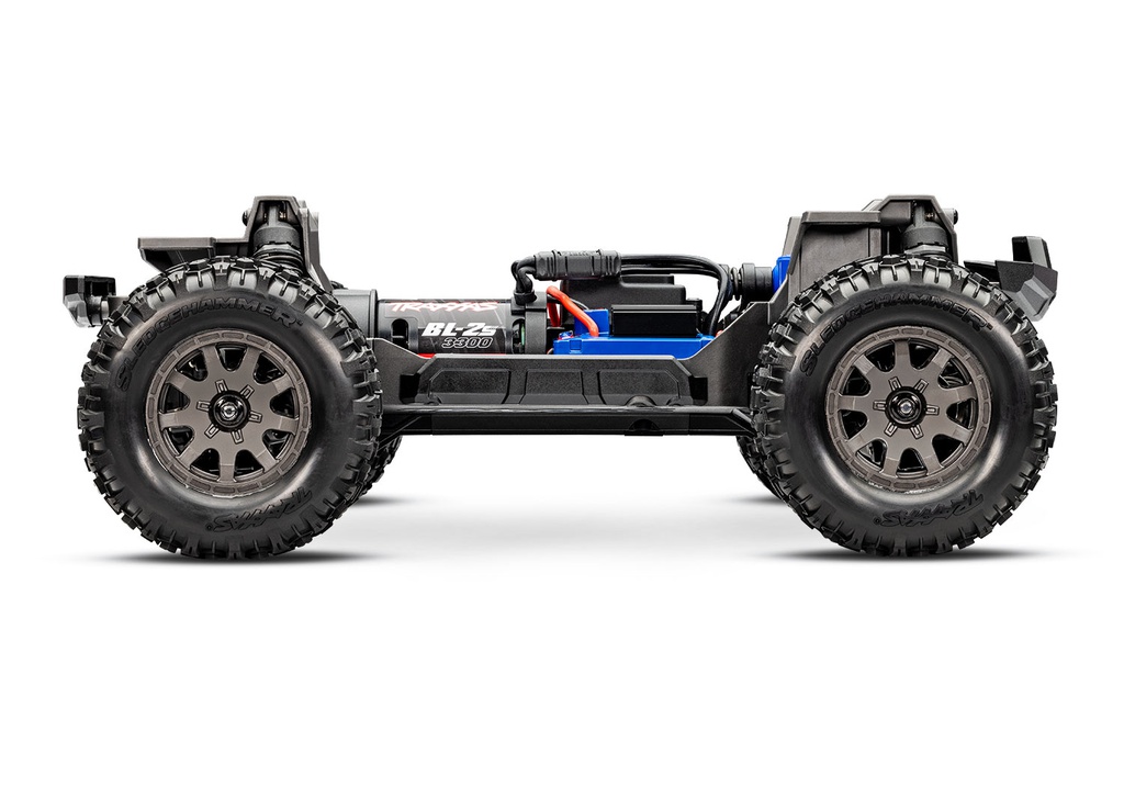 [ TRX-107154-1-ORNG ] Traxxas Mini Maxx BL-2s Orange incl battery & USB charger TRX107154-1ORNG