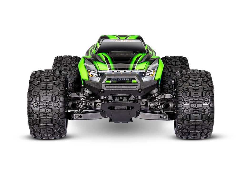 [ TRX-107154-1-ORNG ] Traxxas Mini Maxx BL-2s Orange incl battery & USB charger TRX107154-1ORNG