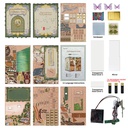[ TONETQ129 ] Tonecheer 3D Puzzle Book Nook Kit "Shakespeare's Verse" DIY