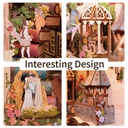 [ TONETQ129 ] Tonecheer 3D Puzzle Book Nook Kit "Shakespeare's Verse" DIY