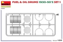 [ MINIART24009 ] Miniart Fuel & Oil Drums 1930-50's Set 1 1/24