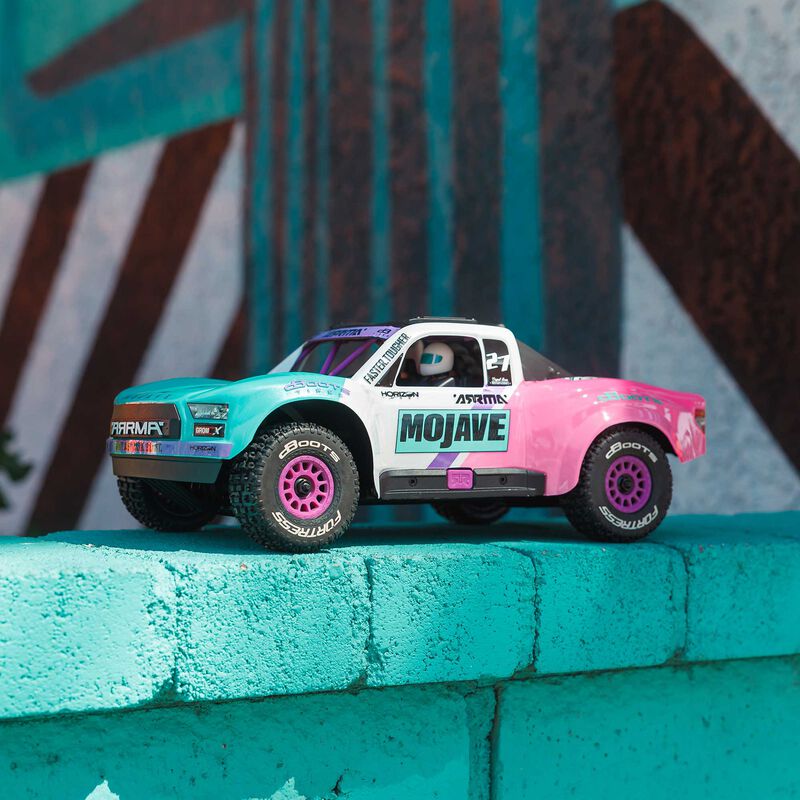 [ ARA2304ST1 ] MOJAVE GROM 4X4 223S BLX BRUSHLESS SMALL SCALE DESERT TRUCK RTR With DSC, Battery & Charger, Teal