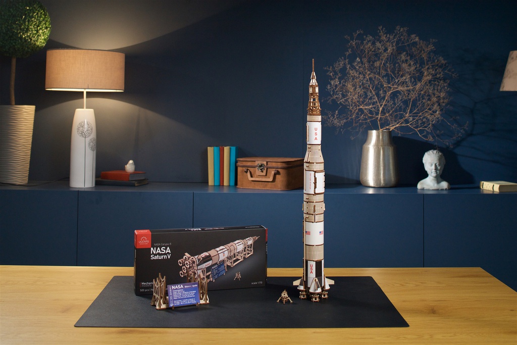 [ UGEARS4820184122239 ] Ugears NASA Saturn V