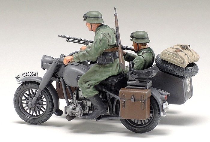 [ T32578 ] Tamiya 1/48 German Bike & Sidecar