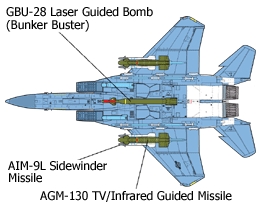 [ T60312 ] Tamiya F-15E w/Bunker Buster 1/32