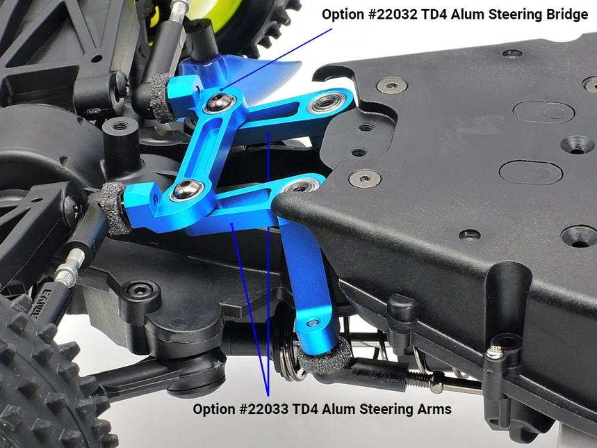 [ T22032 ] Tamiya TD4 Aluminium Steering Bridge