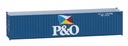 [ FAL182104 ] Faller 40' container "P&O" 1/87 HO