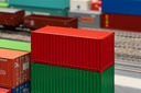 [ FAL182003 ] Faller 20' container rood  1/87  HO