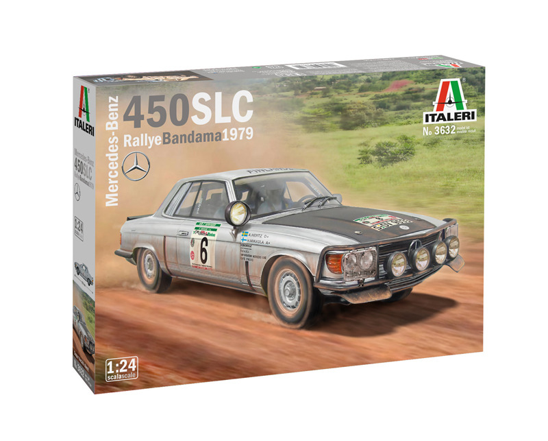 [ ITA-3632 ] Italeri Mercedes-Benz 450 SLC rally Bandama 1979 1/24