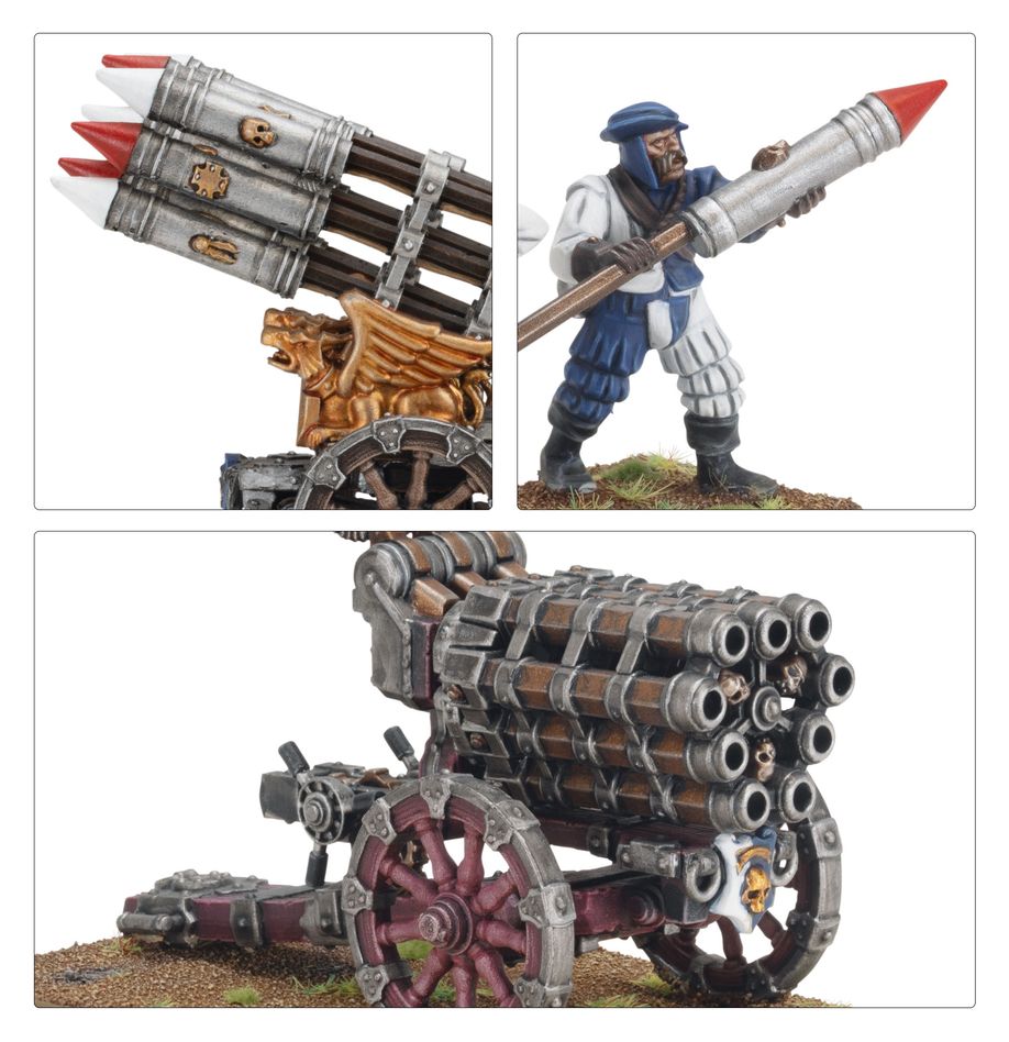[ GW06-114 ] HELBLASTER VOLLEY GUN & HELSTORM ROCKET BATTERY (Leverbaar vanaf 1/2)