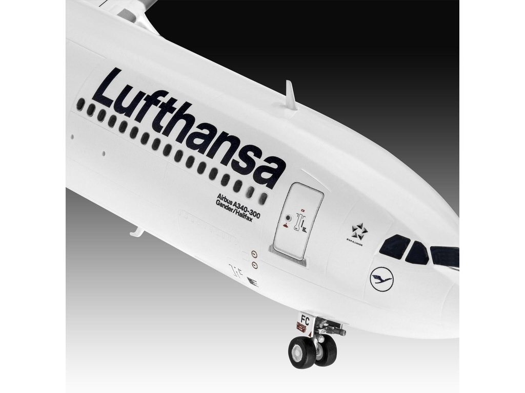 [ RE03803 ] Revell Airbus A340-300 "Lufthansa" New Livery 1/144