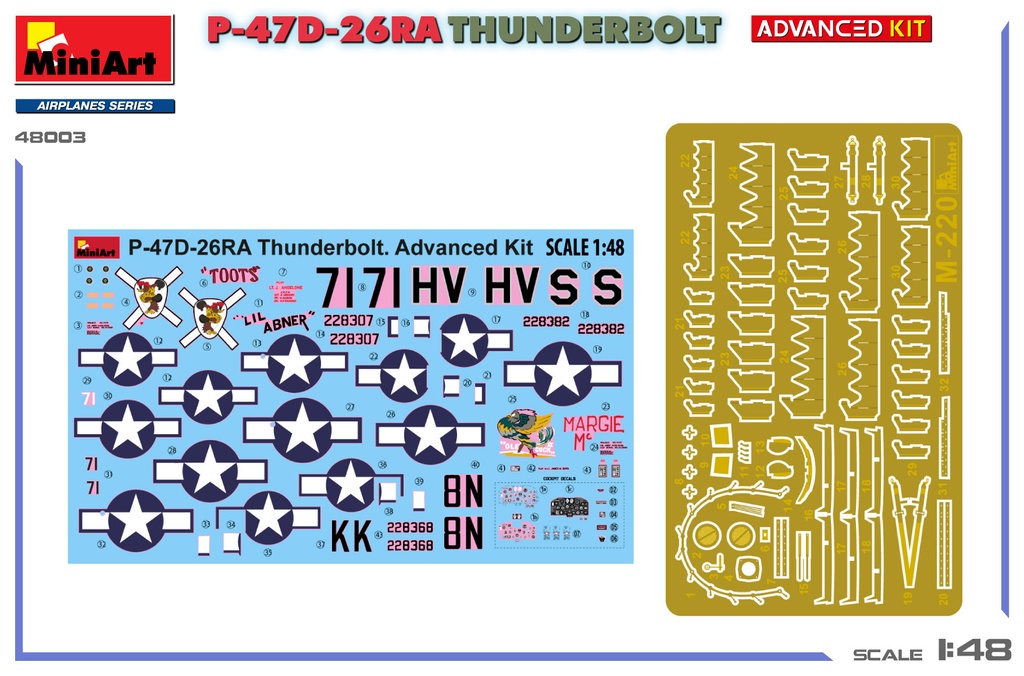 [ MINIART48003 ] Miniart P-47D-26RA Thunderbolt  1/48 advanced kit