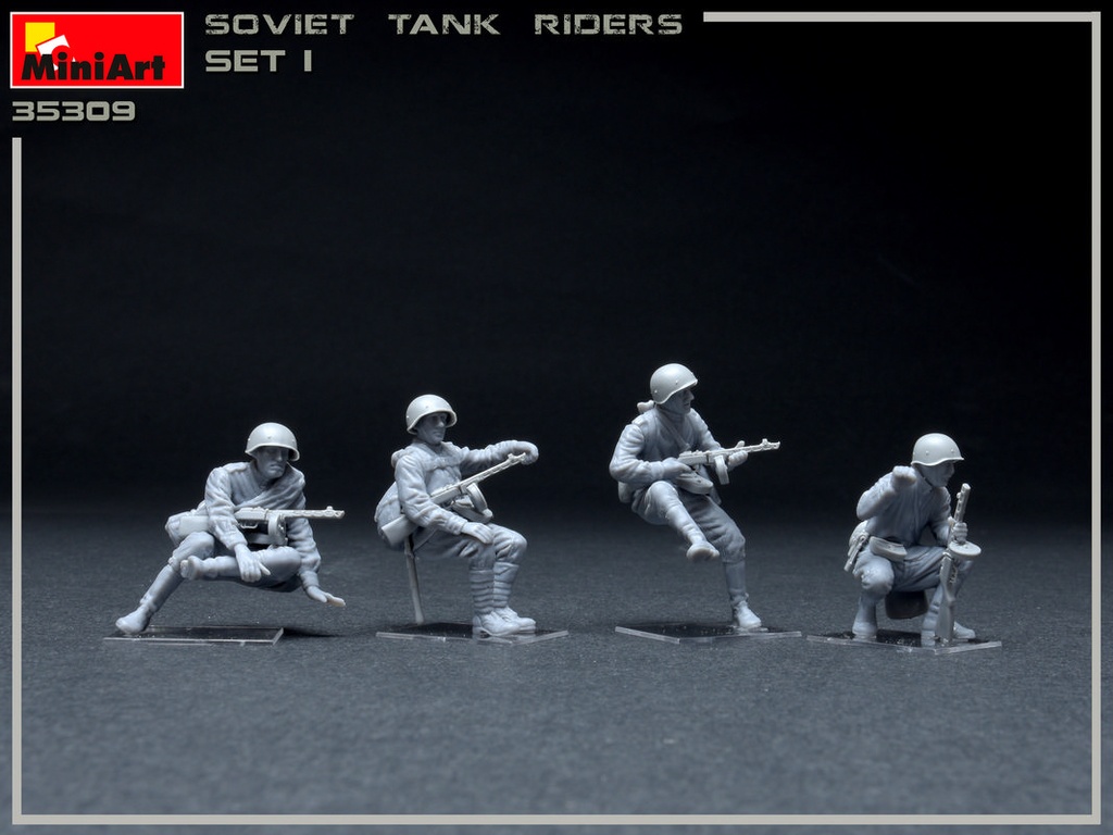 [ MINIART35309 ] Soviet infantry tank rideres set 1   1/35