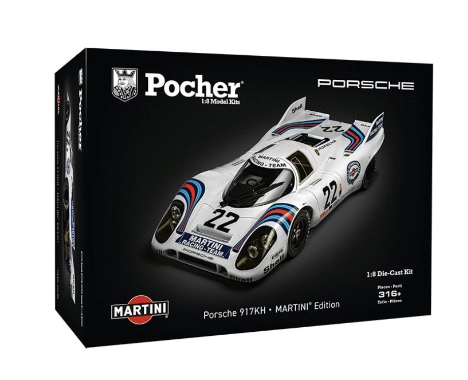 [ POHK122F ] Pocher Porsche 917KH • 1971 Le Mans Winner – MARTINI Edition - Pre-order