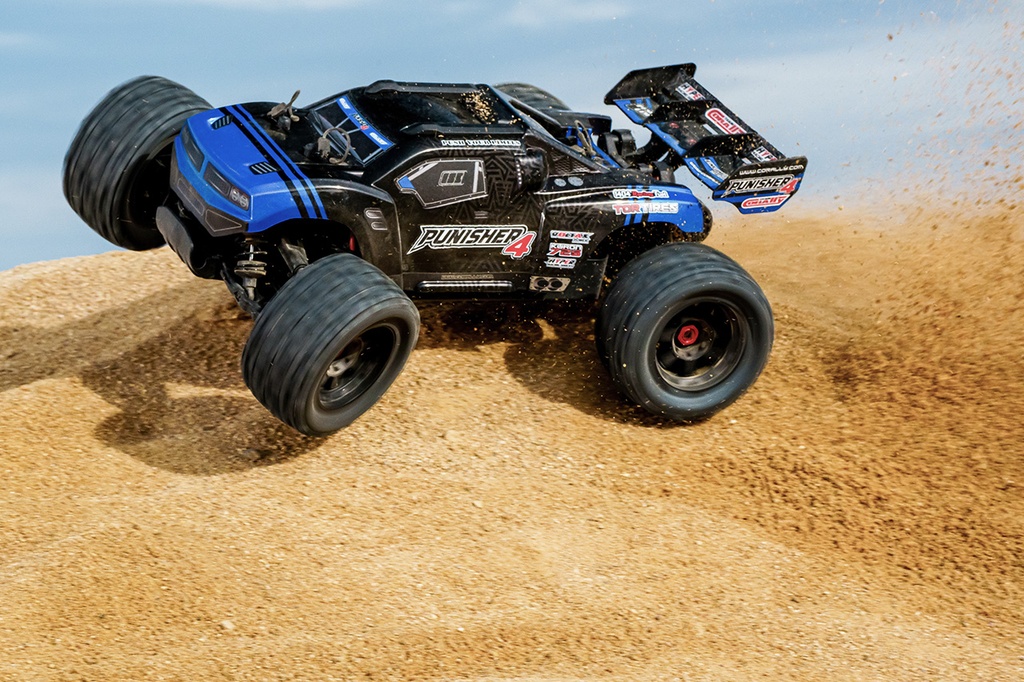 [ PROC-00292-B ] Team Corally - PUNISHER 4 - RTR - Blue - Brushless Power 4S - No Battery - No Charger