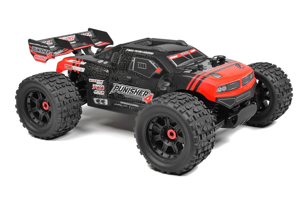 [ PROC-00292-B ] Team Corally - PUNISHER 4 - RTR - Blue - Brushless Power 4S - No Battery - No Charger