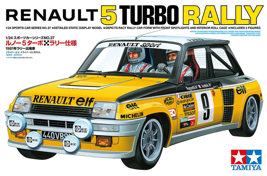 [ T24027 ] Tamiya Renault 5 Turbo rally 1/24 