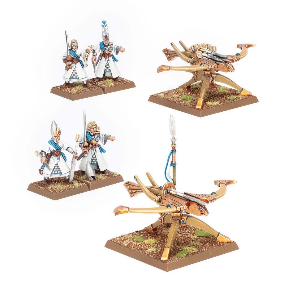[ GW13-05 ] HIGH ELF REALMS: EAGLE-CLAW BOLT THROWERS (Leverbaar vanaf 1/3) Pre-order